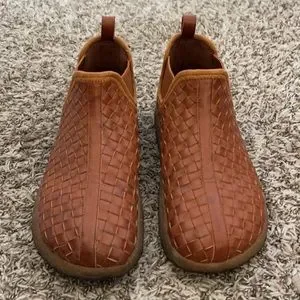 Malibu Sandals | Shoes | Woven Vegan Leather Chukka Boots  display picture 1